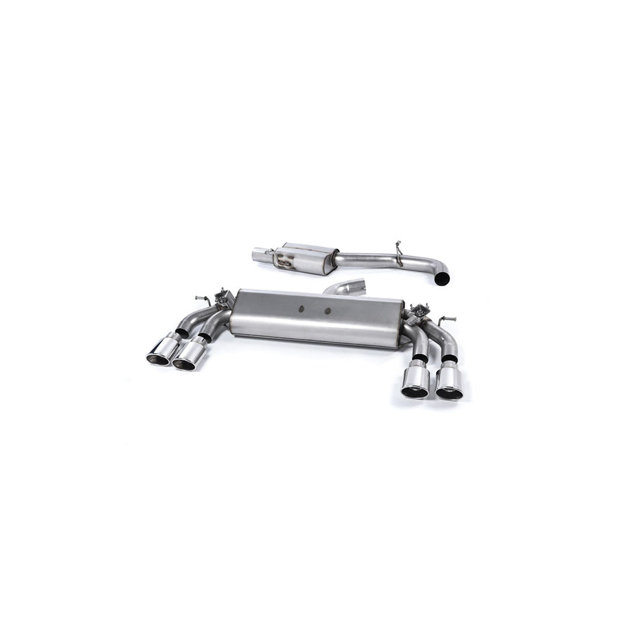 MillTek Audi 8V S3 Resonated Cat-Back Exhaust (Quattro)