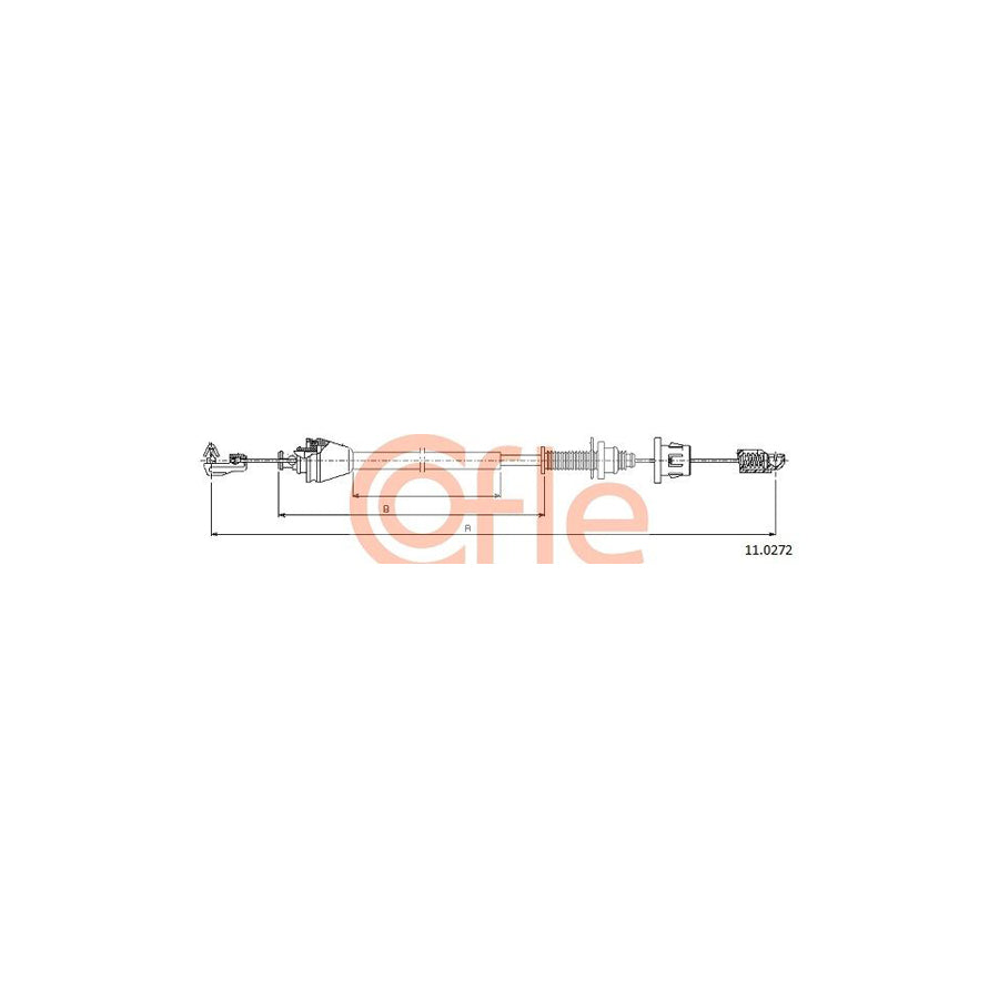 COFLE 11.0272 Throttle Cable | Duco Car Parts UK Car Parts