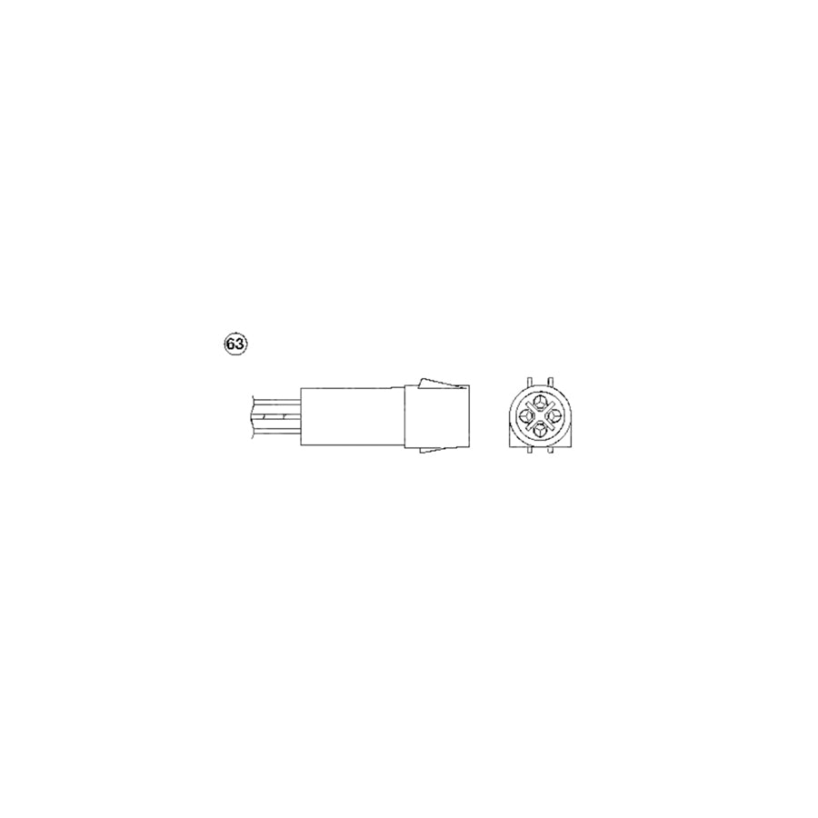 NTK Lambda Sensor / O2 Sensor (NGK 0477) - OZA527-E28