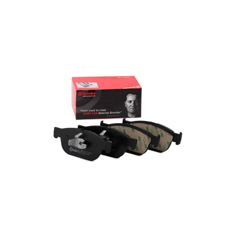 Brembo P 86 027 Brake Pad Set Prepared For Wear Indicator With Piston Clip