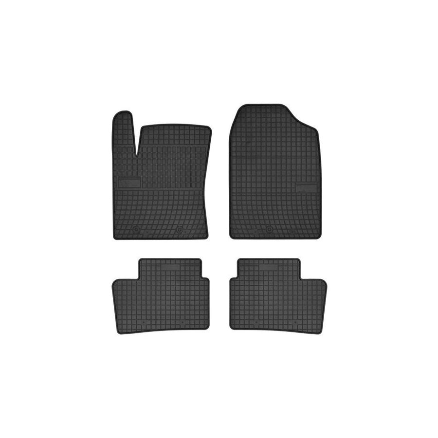 FROGUM Tailored 0437 Floor mat set for HYUNDAI i10 II Hatchback (IA, BA) Elastomer, Front and Rear, Quantity: 4, Black, (LHD)