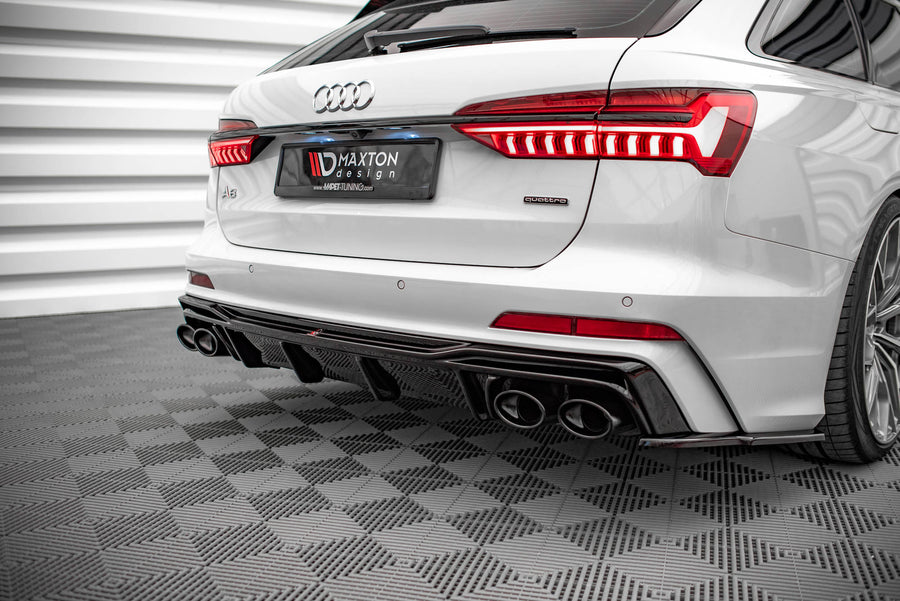 Maxton Design Audi A6 S-Line C8 Rear Valance + Exhaust Ends Imitation