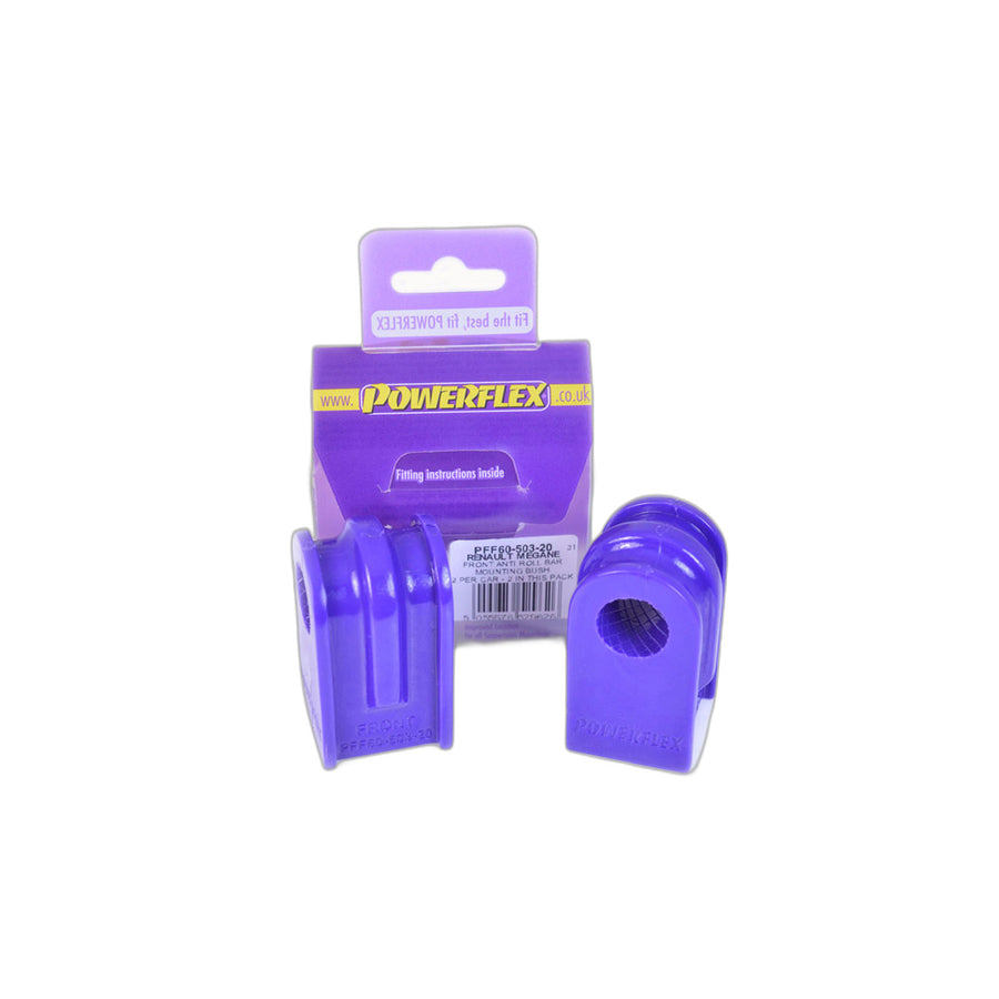 Powerflex PFF60-503-20 Renault Front Anti Roll Bar Bush 20mm (Inc. Megane II & Clio III) | Duco Car Parts UK Car Parts