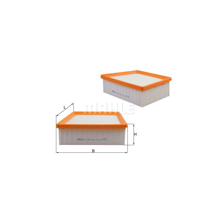 MAHLE ORIGINAL LX 4638 Air Filter Filter Insert
