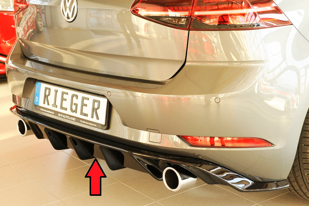 Rieger 00088160 VW Mk7 Golf GTI Rear Diffuser