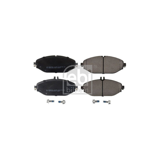 Febi Bilstein 171406 Brake Pad Set Front Axle Prepared For Wear Indicator With Bolts Screws