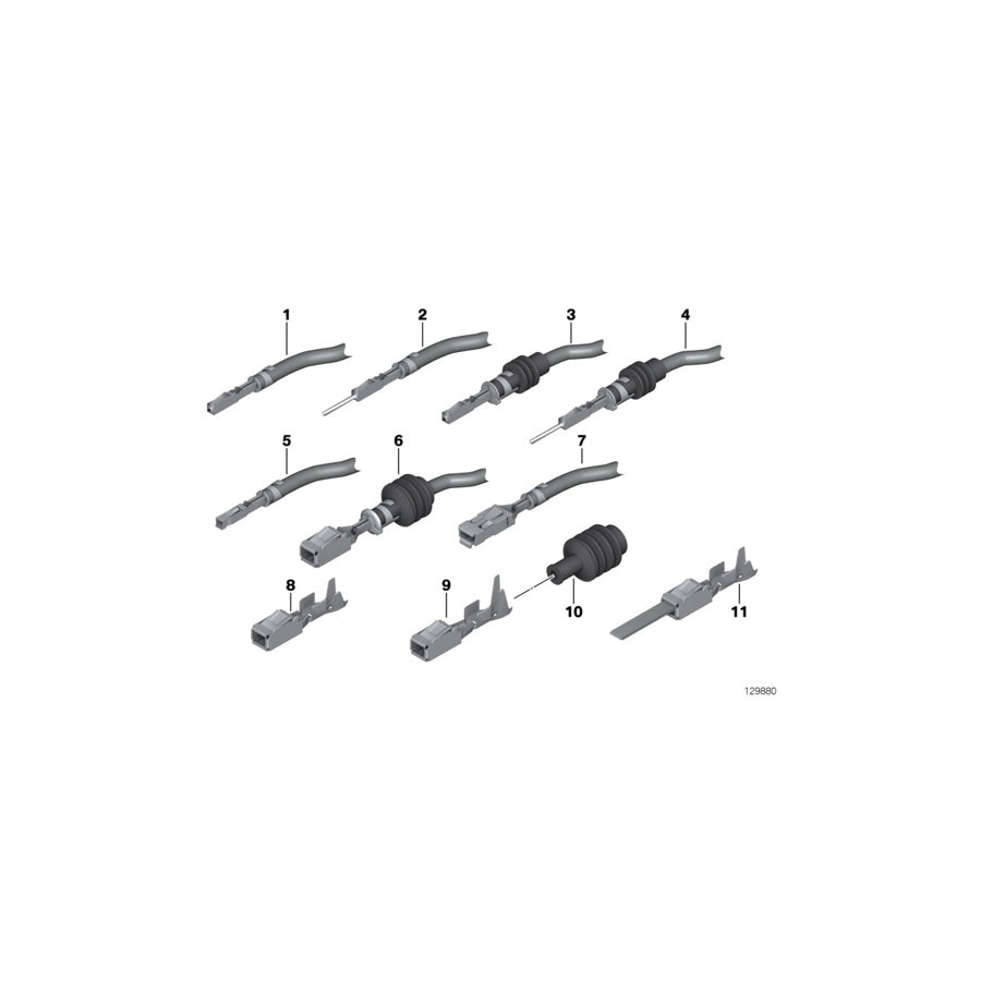 Genuine BMW Mini 61138372638 E53 E71 E83 Single Conductor Seal 2,5- 4,0 mm² (Inc. X1 20iX & X3) | Duco Car Parts UK Car Parts