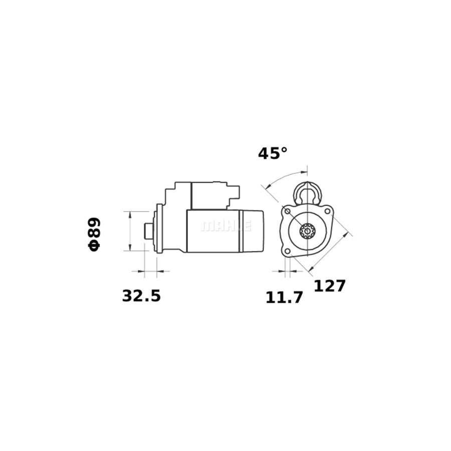 MAHLE ORIGINAL 030 TC 14502 000 Turbocharger