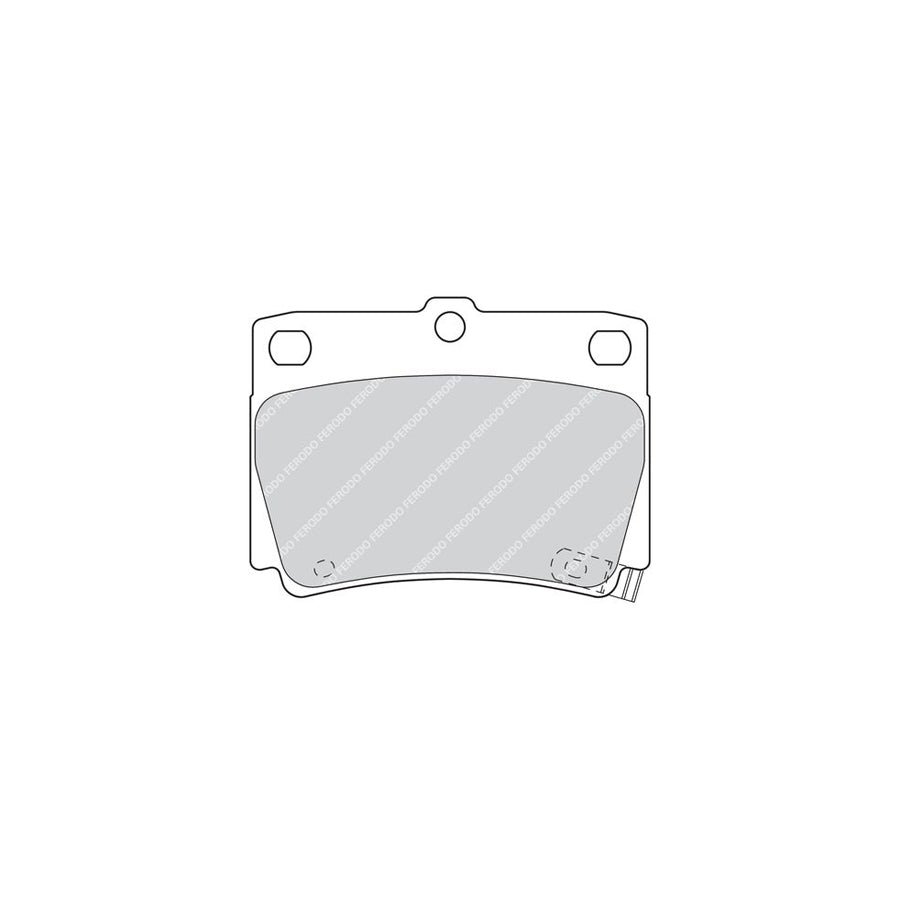 Ferodo Premier Fdb1570 Brake Pad Set With Acoustic Wear Warning Without Accessories