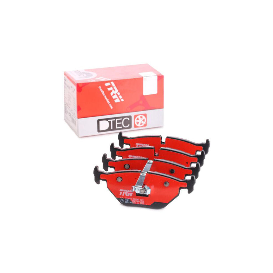 TRW Dtec Cotec Gdb1344Dte Brake Pad Set Prepared For Wear Indicator