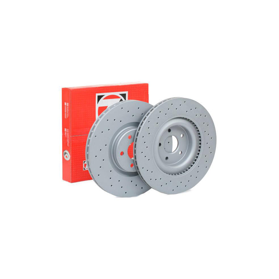 ZIMmERMANN 250 1395 52 Brake Disc for FORD Focus Mk3 Hatchback DYB Internally Vented Perforated Coated High carbon
