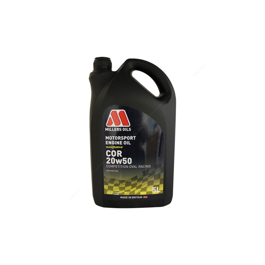 Millers Oils Motorsport COR 20w-50 Synthetic Fortified Engine Oil 5l