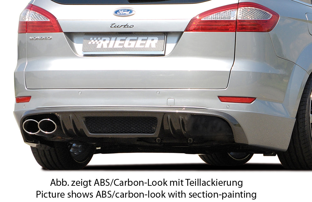 Rieger 00099113 Ford BA7 Mondeo Rear Diffuser