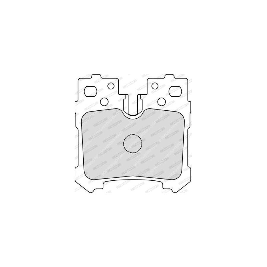 Ferodo Premier Fdb4210 Brake Pad Set For Lexus Ls Prepared For Wear Indicator Without Accessories