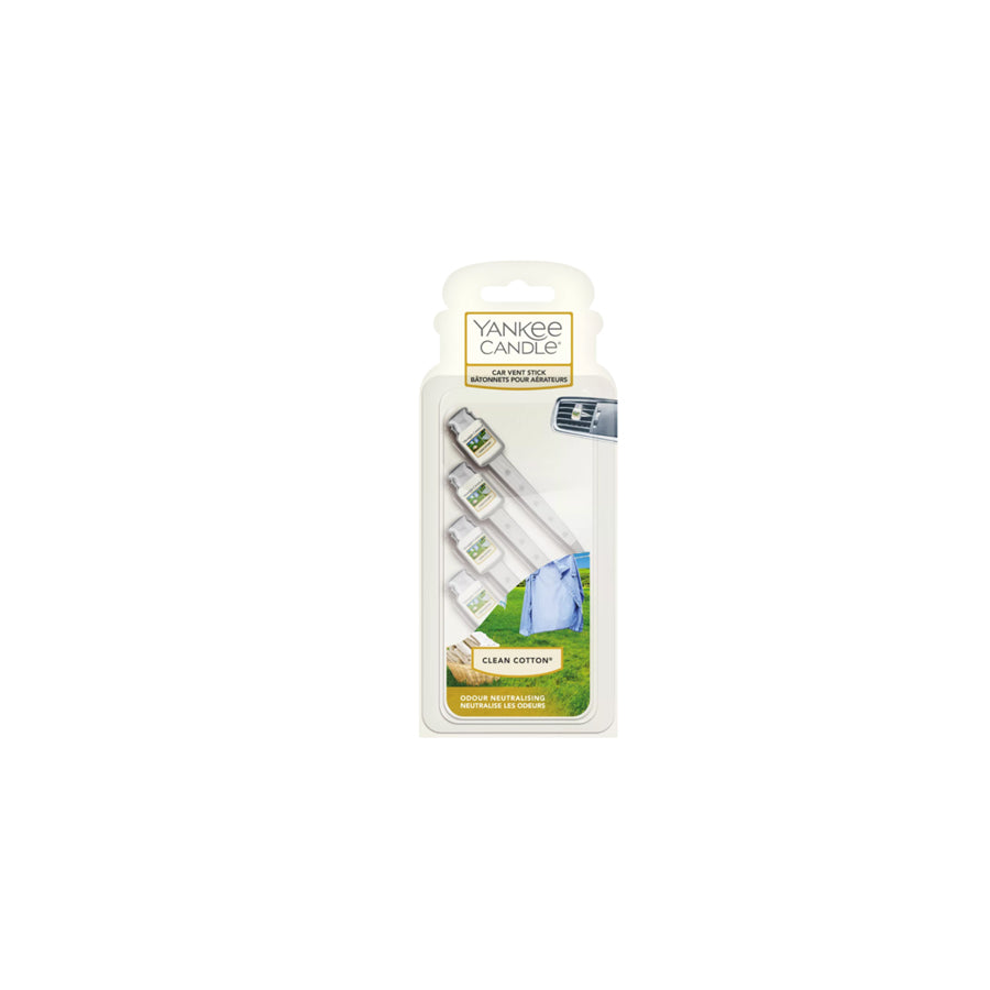 Yankee Candle Vent Sticks Air Freshener - Clean Cotton