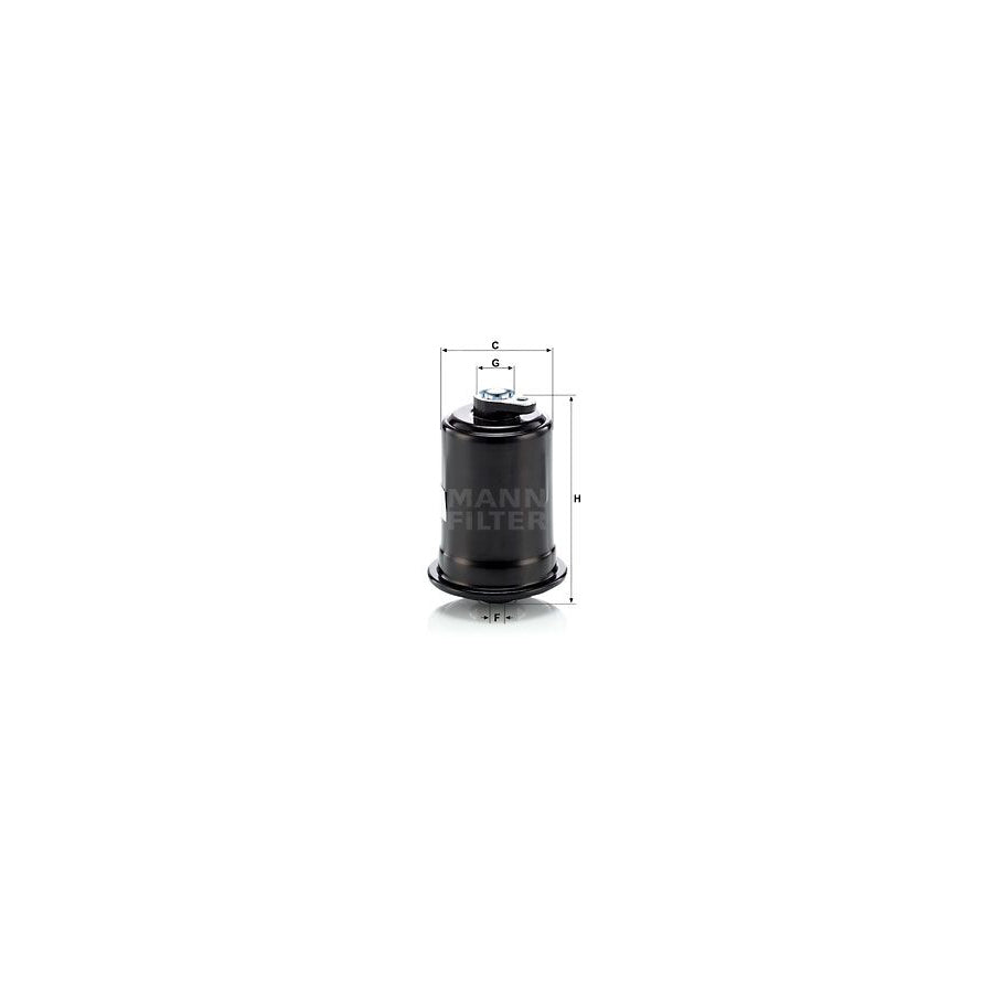 MANN-FILTER WK 614/10 Fuel filter In-Line Filter