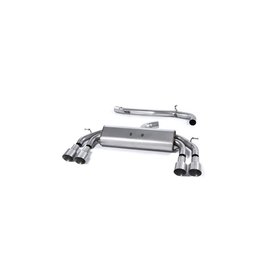 MillTek Audi 8V S3 Non-Resonated Non-Valved Cat-Back Race Exhaust (Sportback)