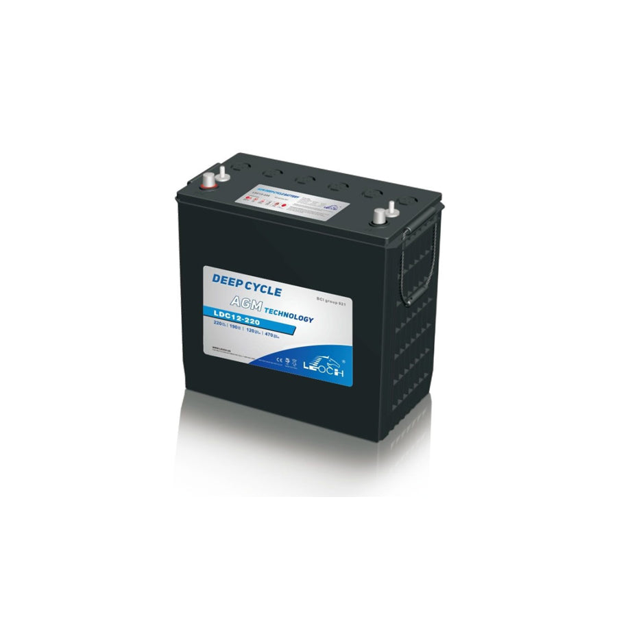 Leoch 12V 220Ah Deep Cycle AGM Battery - LDC12-220