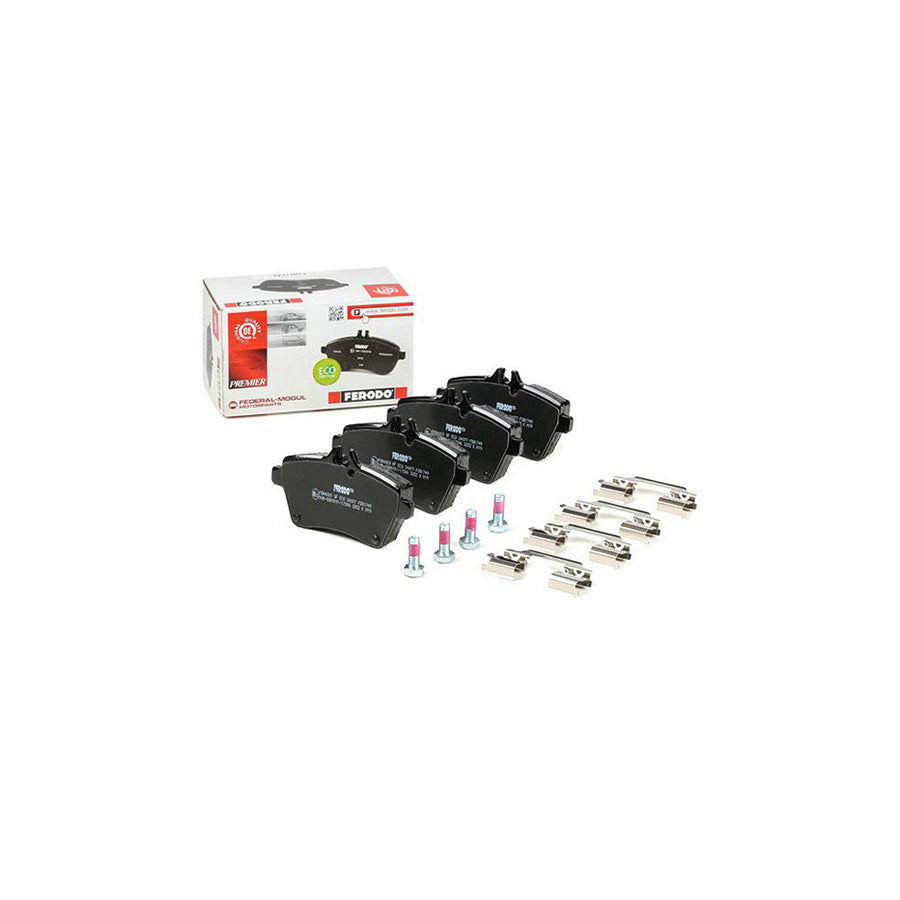 Ferodo Premier Fdb1749 Brake Pad Set Prepared For Wear Indicator With Brake Caliper Screws With Accessories