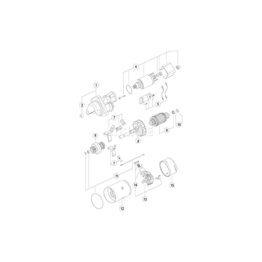 MAHLE ORIGINAL 014 TC 17229 000 Turbocharger