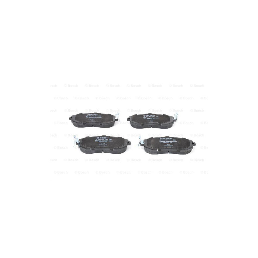 Bosch 0986494761 Brake Pad Set With Anti Squeak Plate BP1935