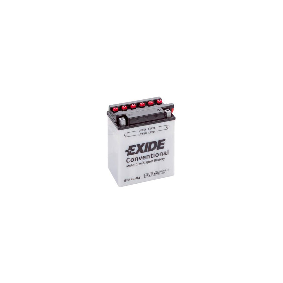 Exide EB14L-B2 12V Conventional Motorcycle Battery | Duco Car Parts UK Car Parts
