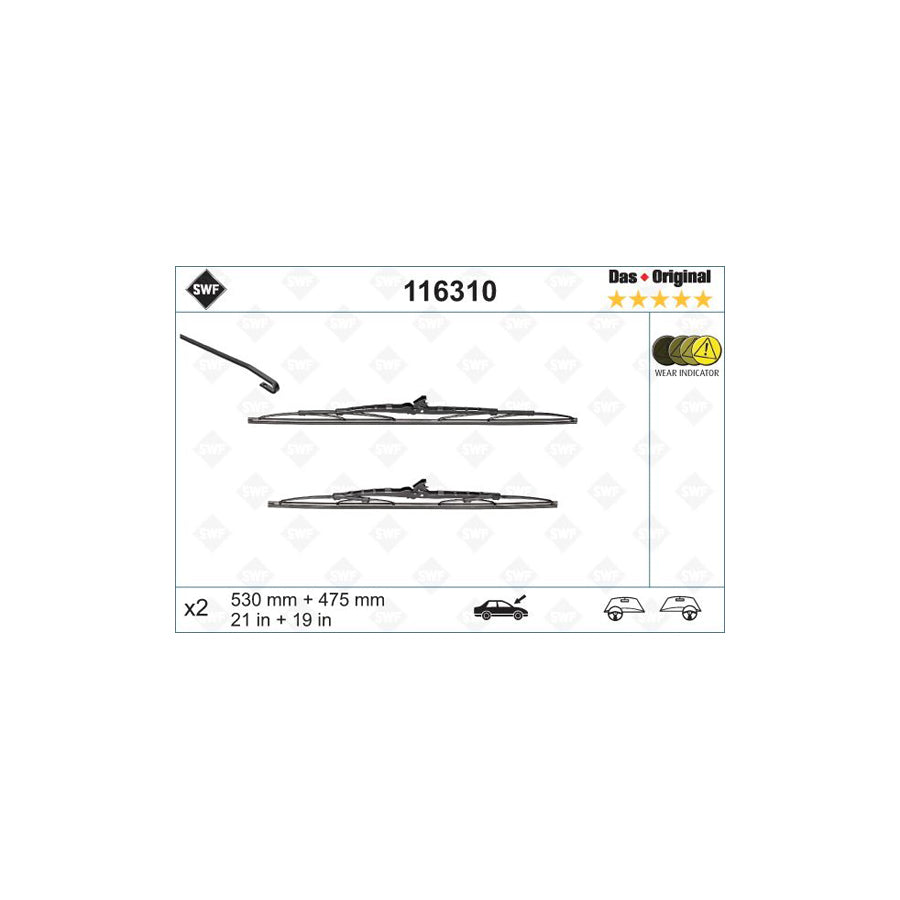 Swf Original 116310 Wiper Blade | Duco Car Parts UK Car Parts