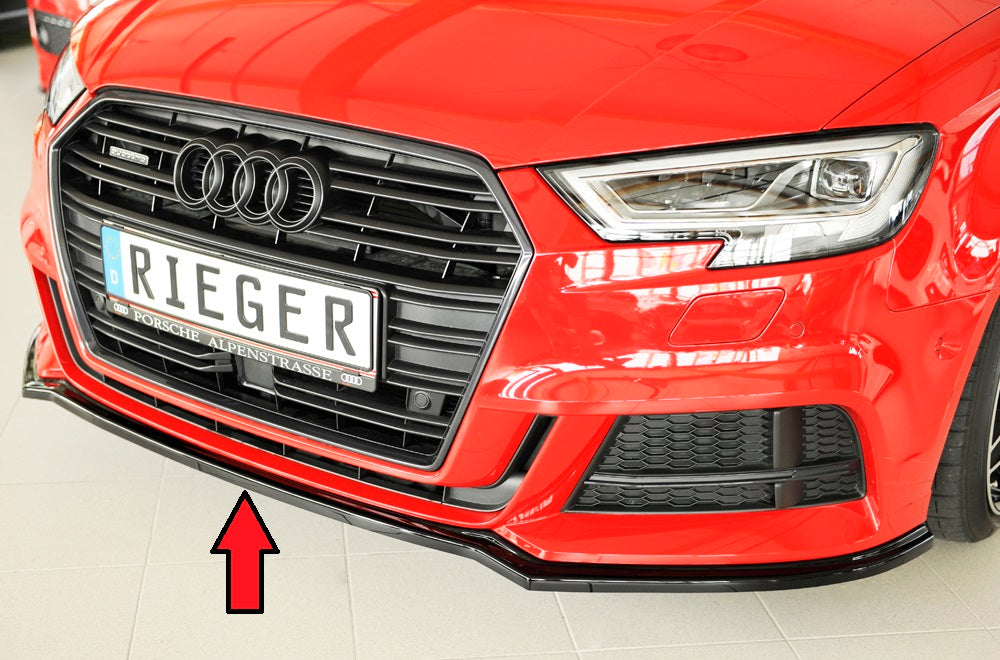 Rieger 00088162 Audi 8V Front Splitter (A3 & S3)