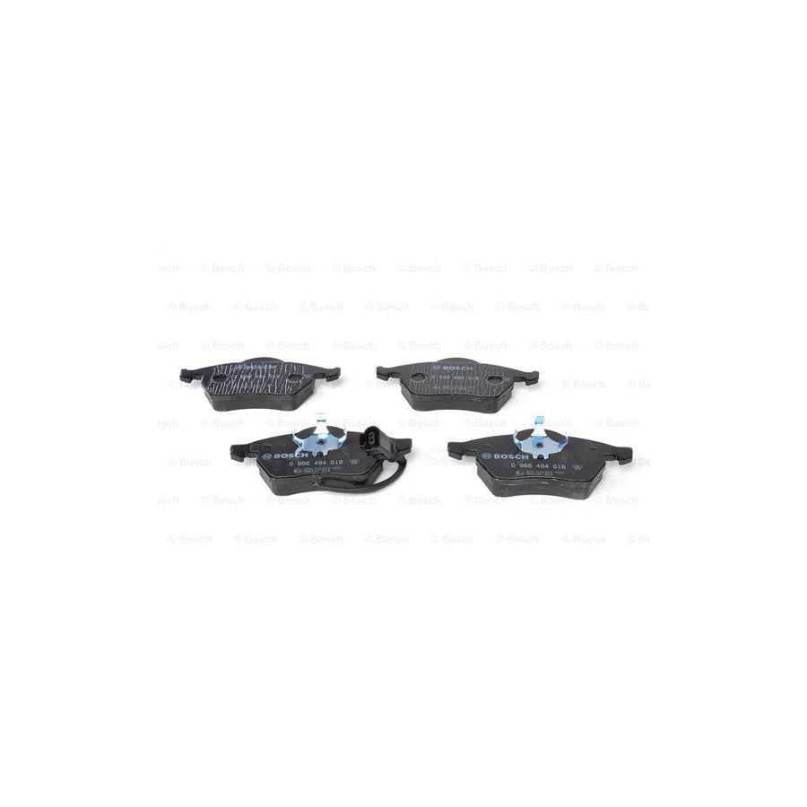 Bosch 0986494018 Brake Pad Set With Integrated Wear Sensor With Piston Clip BP262
