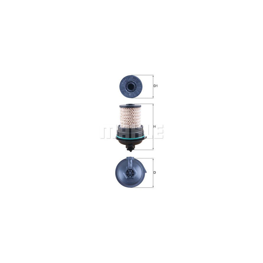 MAHLE ORIGINAL KX 480 Fuel filter Filter Insert