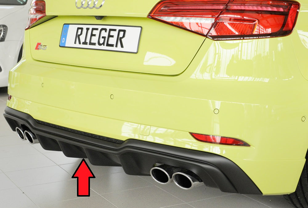 Rieger 00056821 Audi 8V S3 Rear Diffuser