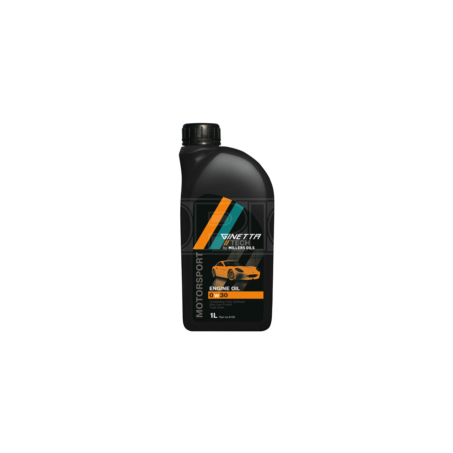 Millers Oils Ginetta Tech 0W-30 Fully Synthetic Engine Oil 1l