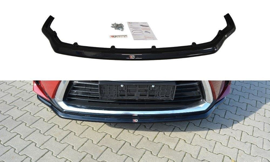 Maxton Design LE-RX-4-FD1T Front Splitter V.1 Lexus RX MK4 | Duco Car Parts UK Car Parts