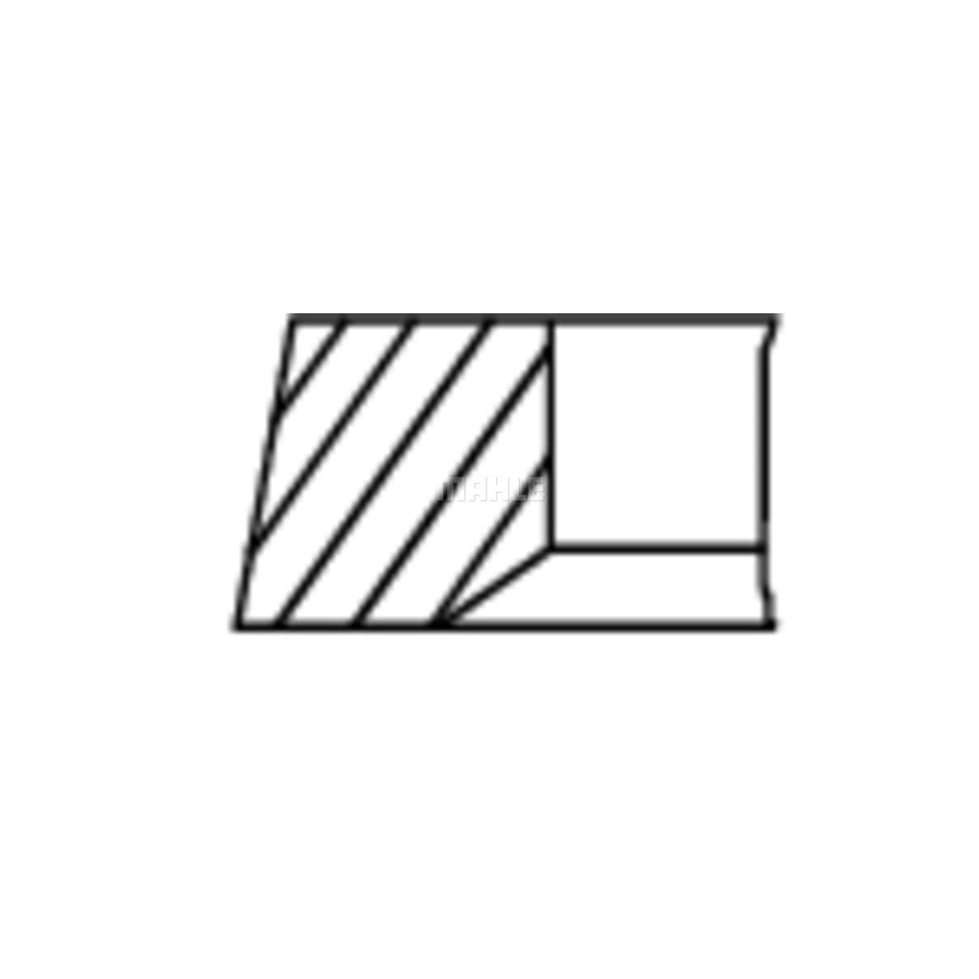 MAHLE ORIGINAL 039 99 V0 Piston Ring Kit Cyl.Bore: 85,0mm