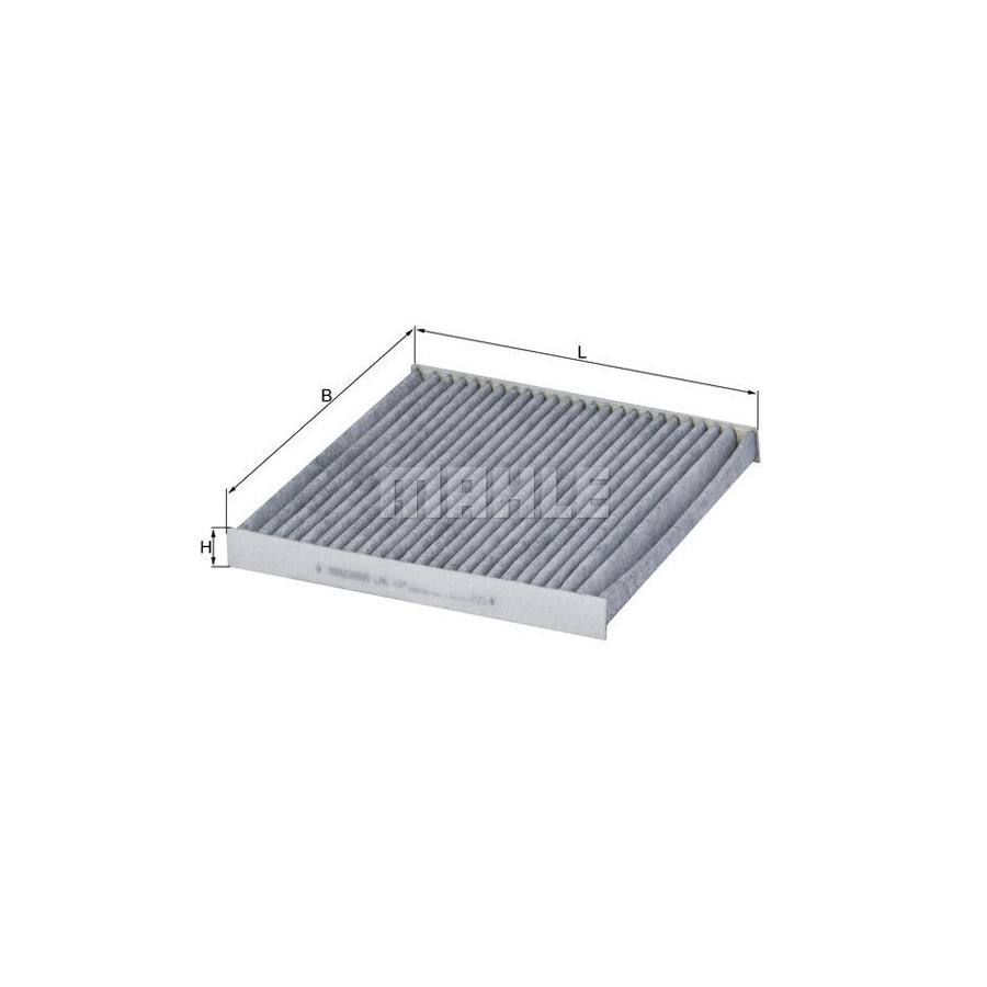 MAHLE ORIGINAL LAK 107 Pollen filter Activated Carbon Filter