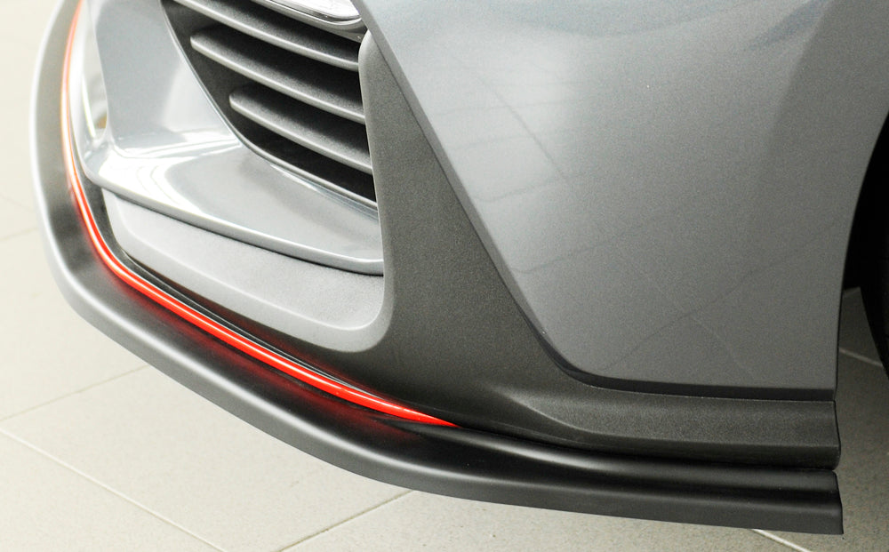 Rieger 00076000 Hyundai Front Splitter (i30 N-Performance & i30 N) - Matte Black