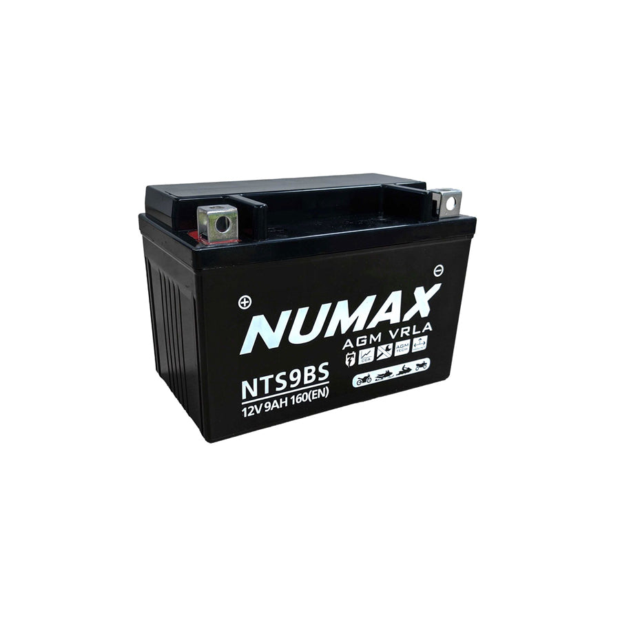 Numax NTS9BS AGM Motorbike Battery