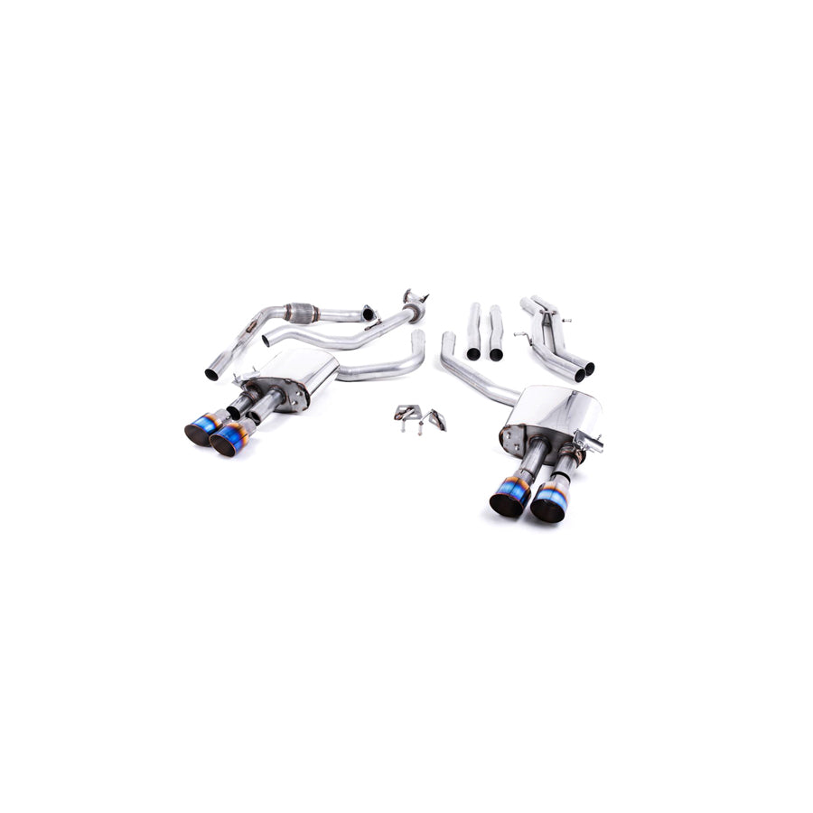 MillTek Audi B9 Non-Resonated Cat-Back Exhaust (S4 & S5)