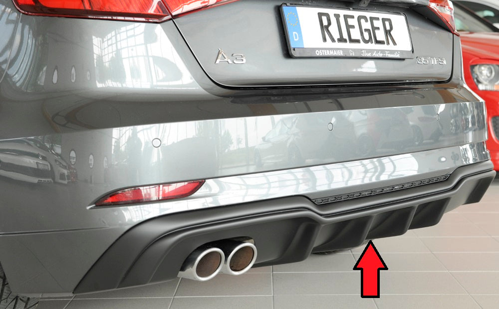 Rieger 00056820 Audi 8V A3 Rear Diffuser