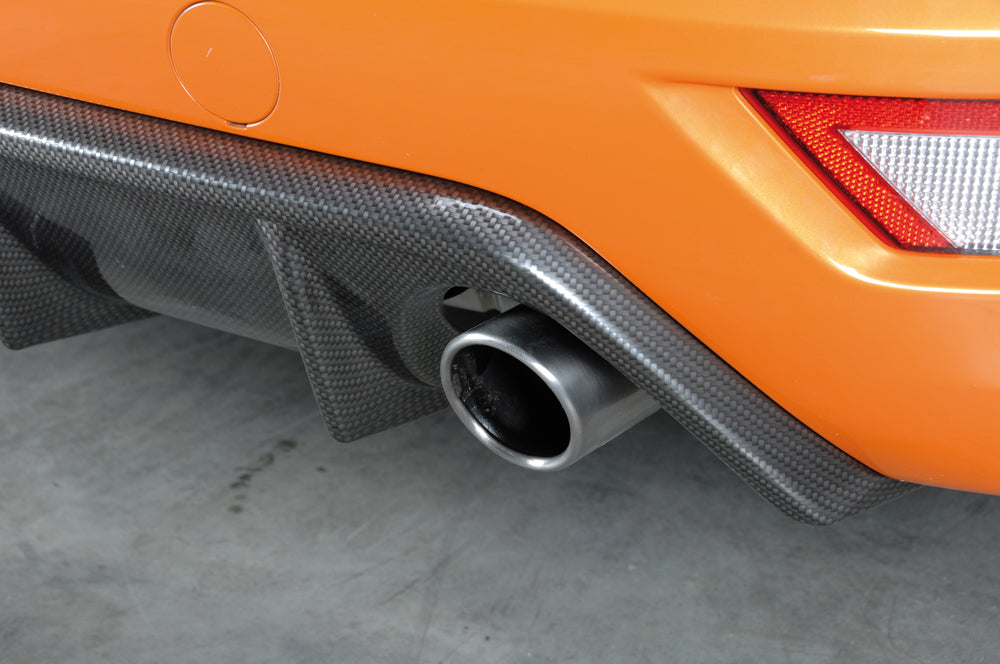 Rieger 00099118 Ford Focus 2 ST Rear Diffuser for Original Tailpipe Left & RIght - Carbon-Look