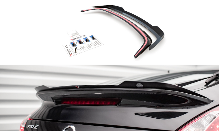 Maxton Design NI-370Z-NISMO-CAP1T Spoiler Cap Nissan 370Z Nismo Facelift | Duco Car Parts UK Car Parts