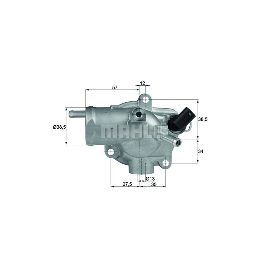 MAHLE ORIGINAL TI 9 87 Engine thermostat Opening Temperature: 87°C, with seal