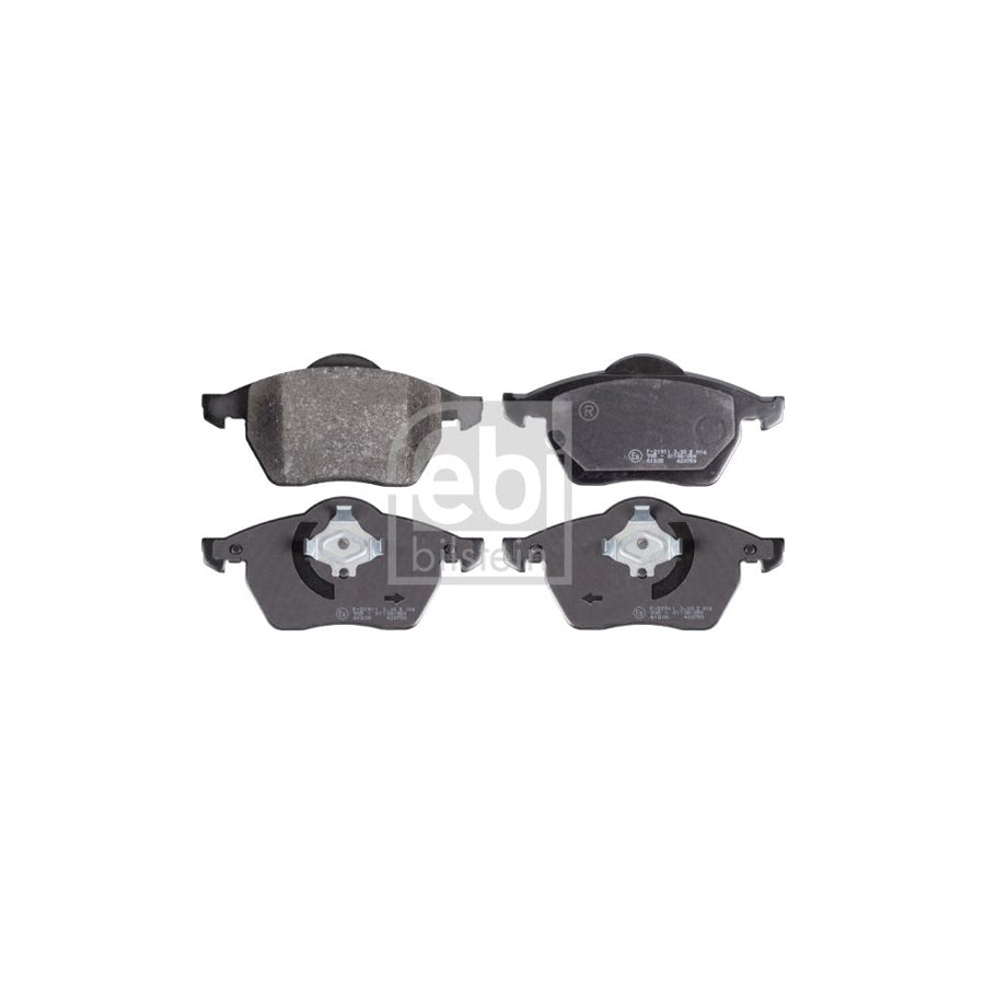 Febi Bilstein 16338 Brake Pad Set Front Axle Excl Wear Warning Contact