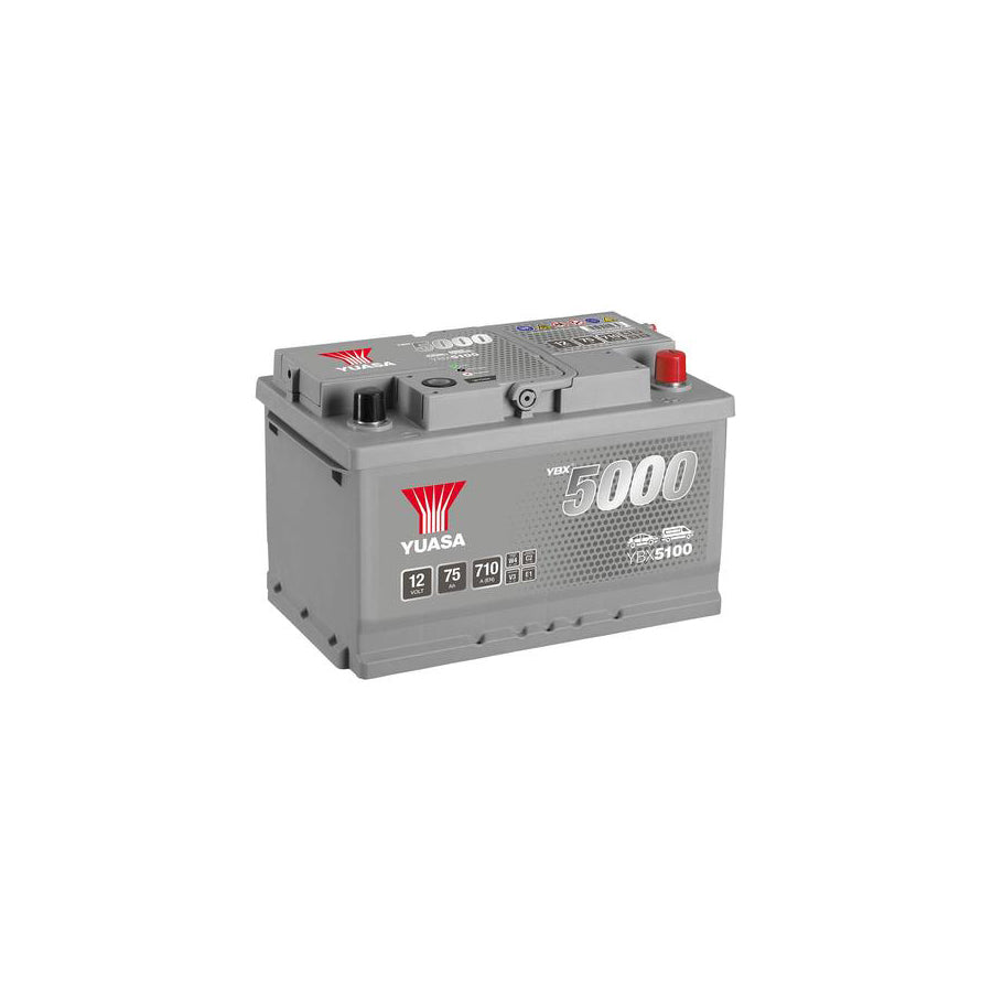 Yuasa YBX5100 12v 75Ah Silver High Performance SMF Battery