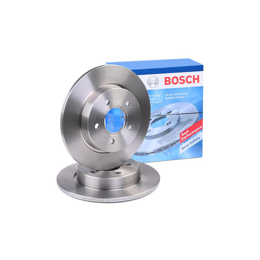 BOSCH 0 986 479 763 Brake Disc for FORD FOCUS Solid Oiled