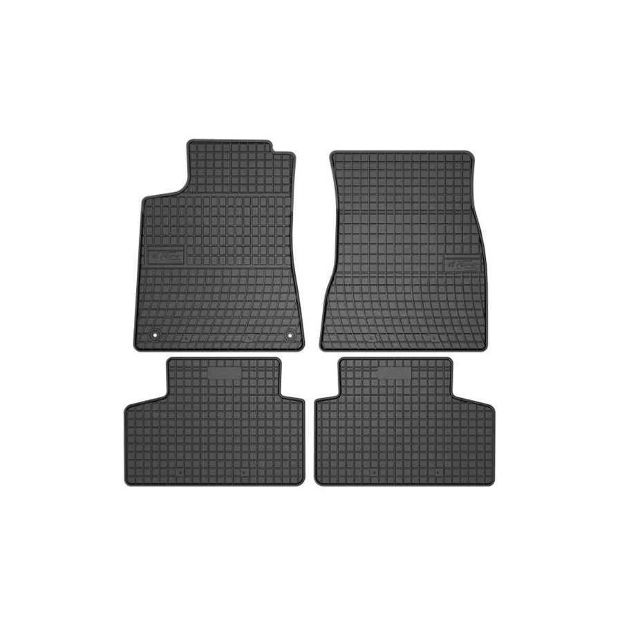 FROGUM Tailored 410794 Floor mat set suitable for MERCEDES-BENZ GLB (X247) Elastomer, Front and Rear, Quantity: 4, Black, (LHD)