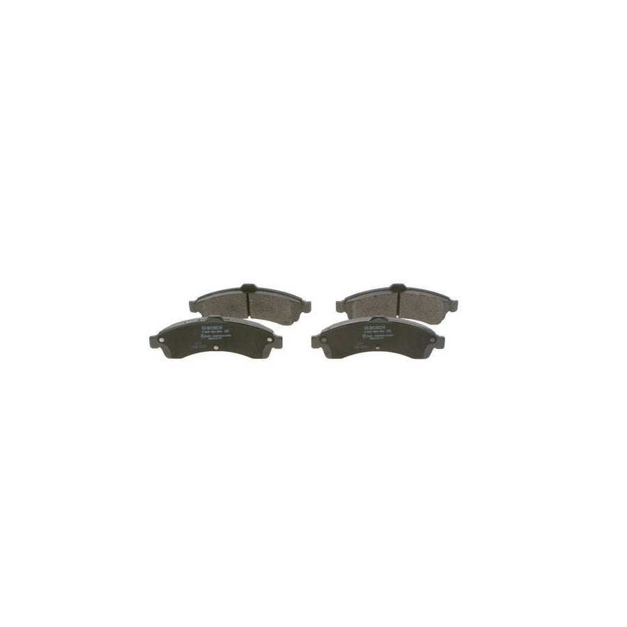 Bosch 0986494854 Brake Pad Set For Chevrolet Trailblazer Kc_ With Acoustic Wear Warning With Anti Squeak Plate BP2028