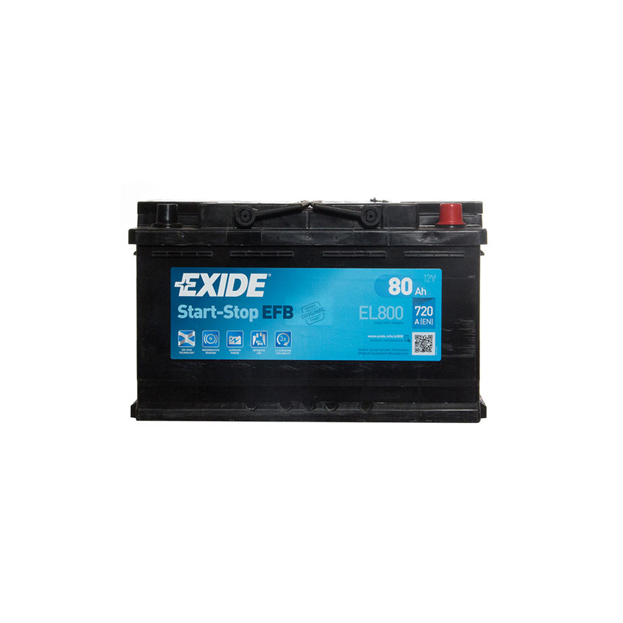 Exide EFB 115 Car Battery (EL800) - 3 Year Guarantee