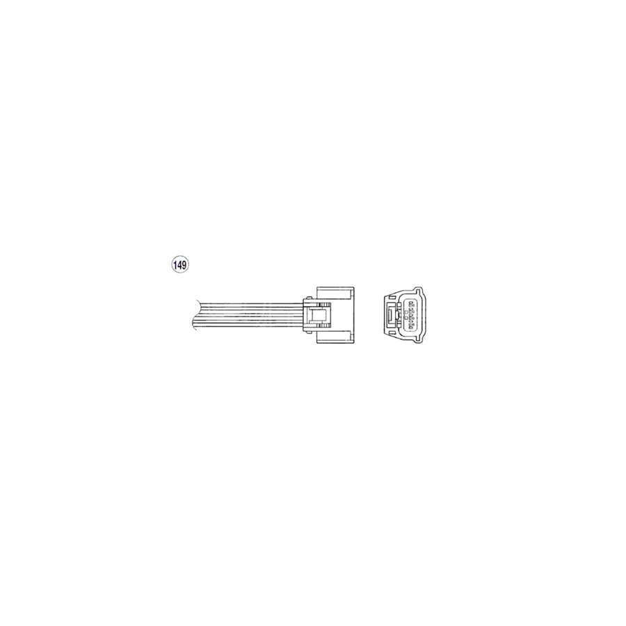 NTK Lambda Sensor / O2 Sensor (NGK 96308) - OZA867-EE1