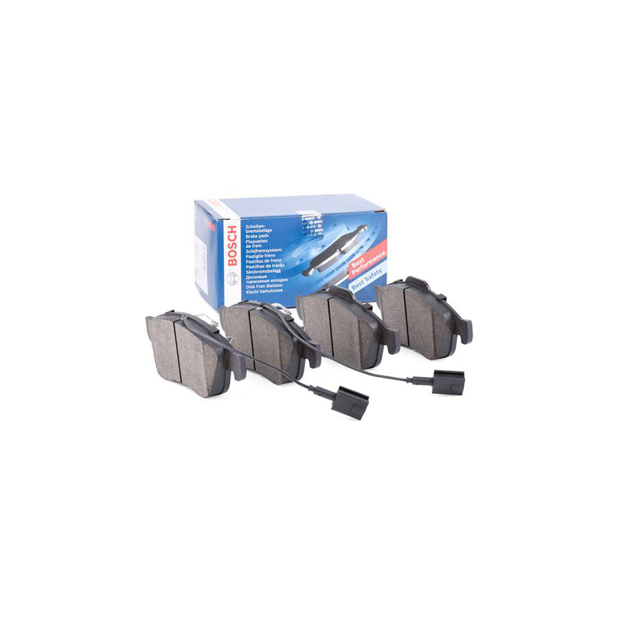 Bosch 0986494680 Brake Pad Set For Alfa Romeo Giulietta With Integrated Wear Sensor With Anti Squeak Plate With Piston Clip BP1675